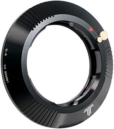 TTArtisan Lens Adapter Ring for Leica M Mount Lens to Canon EOS R Mount Camera Body, Black