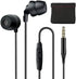 Soft Noise Cancelling Sleep Earphones with Mic, In-Ear Buds for Side Sleepers, 3.5mm Jack, Black - Ideal for Travel &