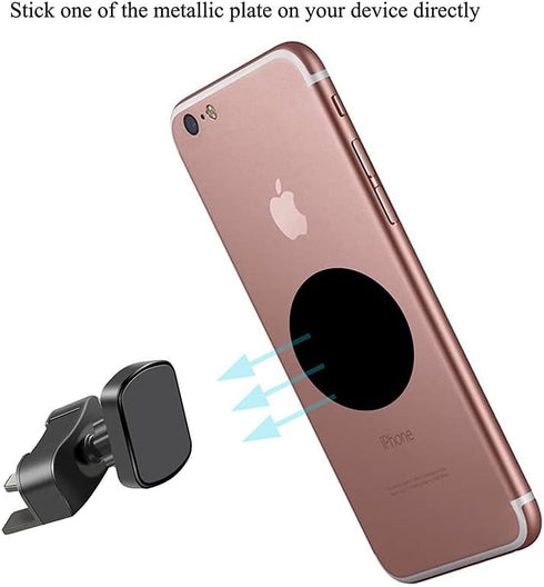 Universal Magnetic Cellphone Car Holder, Air Vent Outlet CD Slot Mount Clip for Mobile Phone, ABS Mount Stand Support
