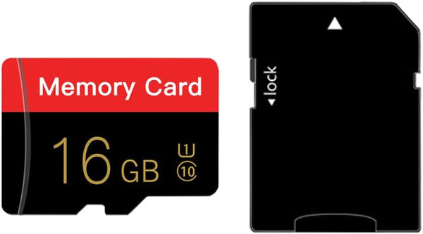 ESHAKHARE Micro Memory Card 16GB with Adapter, C10/U1/UHS-I/A1 TransFlash Card, TF Card for