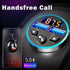 FM Transmitter - Bluetooth 5.0 Car Radio Audio Adapter MP3 Player with Dual USB Charger for Phones and Tablets