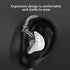 CCA CRA In-Ear Monitors: Ultra-Thin Dynamic Driver, Clear Sound & Deep Bass, Wired Gaming Earbuds for Musicians &
