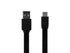 Monoprice 6 Feet Flat USB Type-C to Type-A 3.2 Gen1 Charge and Sync Cable - 5Gbps, 3 Amp, Reversible, Black