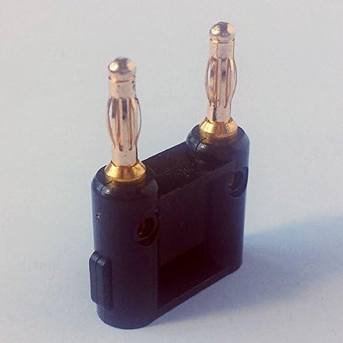CESS Dual 2-Way Speaker Banana Male Plug Cable Connectors, 10 Pack of Banana Dual Plugs