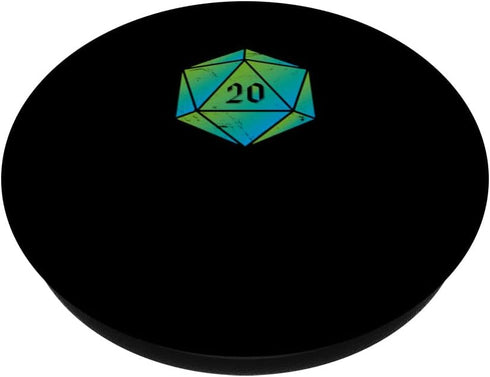 D20 Roleplaying Video Games Gaming Geek Designer PopSockets Standard PopGrip