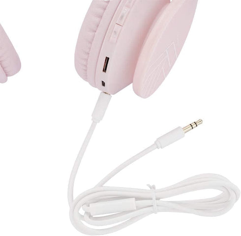 PowerLocus Bluetooth Headphones for Kids, Wireless Foldable Over Ear Headset with Microphone, 85DB Volume Limit for