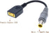 JMT DC 7.9 x 5.5mm Round Jack to Square USB Plug Converter - Laptop Power Adapter Connector for Lenovo ThinkPad