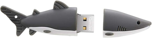 USB Flash Drive, 8GB / 16GB / 32GB USB 2.0 Cute Shape Memory Stick, 16GB, Shark