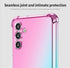 Slim Flexible TPU Shock Absorption Case for Samsung Galaxy A14 5G, Pink Green, for Girls Women