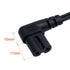 chenyang NEMA 1-15P USA Outlet to IEC 320 C7 90 Degree Angled Power Cable 1M