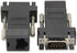 Fielect 2Pcs DB15 to RJ45 Adapter, VGA Extender Ethernet Adapter, Male-to-Female