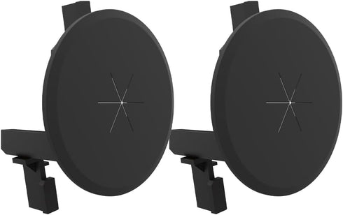 TV Cord Hider for Wall Mount TV, In Wall Cable Hider with 1.1 inch Silicone Pass Through, Black, Pack of 2