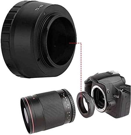 JINTU Manual Lens Adapter for T Mount Lens 420-800mm, 500mm, 900mm, 650-1300mm for Canon M50 M200 M100 M6 Mark II M5