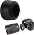 JINTU Manual Lens Adapter for T Mount Lens 420-800mm, 500mm, 900mm, 650-1300mm for Canon M50 M200 M100 M6 Mark II M5