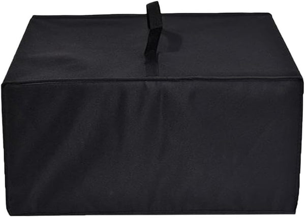 NUENSS-RO Record Player Turntable Dust Cover, Compatible with Nostalgic 6-in-1/8-in-1 Bluetooth Record Player (Black)