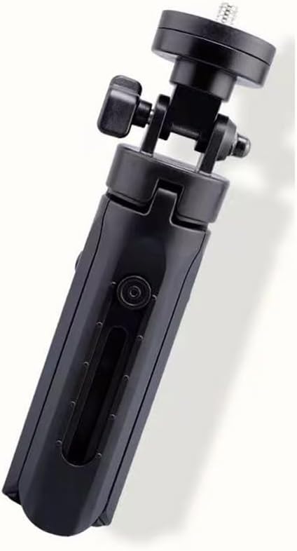ThtRht 2 Pack 1/4 Inch Mini Phone Tripod Extendable Mini Camera Tripod with Phone Clip Screw Portable Selfie Stick