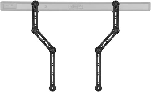 Monoprice 90in 33lbs., Soundbar TV Mounting Brackets, Adjustable Arms for max TV with LShaped Brackets, Fits Most