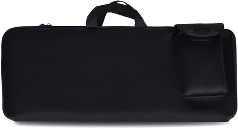 Keyboard Sleeve Travel Case - Soft Neoprene Bag for Logitech MX Keys/MX Keys S, Zipper Mouse and Cable Storage (Black)