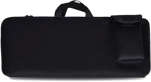 Keyboard Sleeve Travel Case - Soft Neoprene Bag for Logitech MX Keys/MX Keys S, Zipper Mouse and Cable Storage (Black)