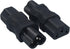 JORINDO 2 Pack IEC320 C6 to C13 Power Adapter Adapter Plug,IEC 3 Pole