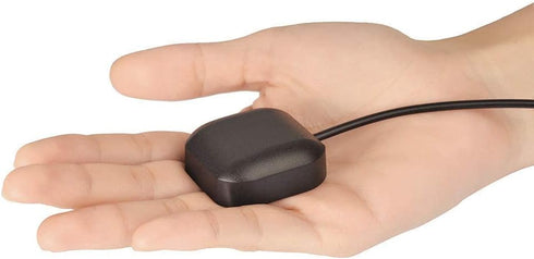 Bingfu Waterproof Active GPS Navigation Antenna, Adhesive Mount SMA Male with 15cm RG178 Coaxial Cable