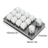 Zerodis Macro Mechanical Keyboard - One Handed 12 Key Multifunction DIY Programmable Keypad for Gaming