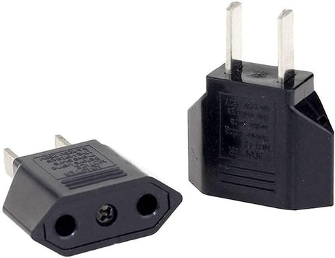 ALINNA (1 Pack) GRLRCR EU Europe to US USA America Travel Plug Adapter AC Outlet Power Converter