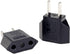 ALINNA (1 Pack) GRLRCR EU Europe to US USA America Travel Plug Adapter AC Outlet Power Converter