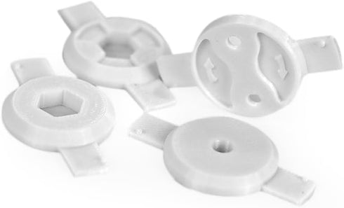 SplashNColor T-Bar Mounting Bracket Plates for Reolink E1 Pro, E1 Zoom, E1 Smart Cameras, 4-Pack with Tripod Mounting