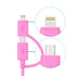 Apple MFi Certified 2 in 1 iPhone Charger Lightning Cable and Micro USB, Compatible with iPhone X, 8, 8 Plus, 7 Plus,