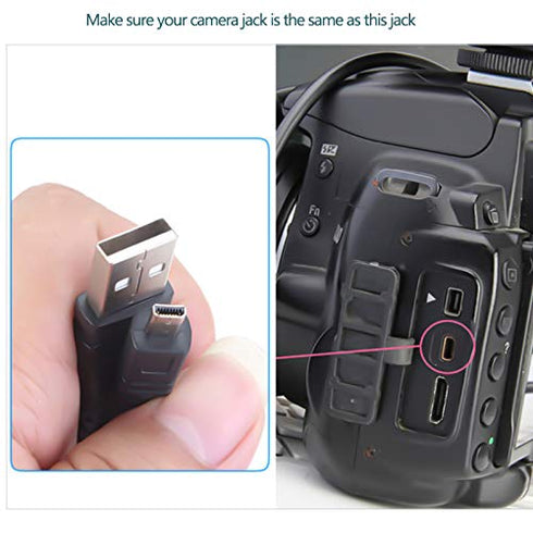 Replacement USB Camera Transfer Data Sync Charging Cable for Nikon Coolpix B500, A300, A10, and More