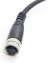 M12 8Pin Female Connector Cable, A Code Straight Aviation Plug, Electrical Cable PVC Industrial Molded Cable for