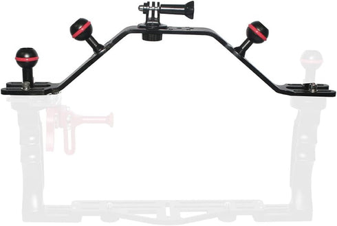 NS10-H Underwater Camera Housing Carrier Aluminum Material with Extra Two Ball Mount and Tripod Mount Adapter for