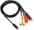 GreatPowerDirect DCR-DVD105/e DCR-DVD103/e/v AV A/V TV Video Cable Cord Lead for Sony Camcorder