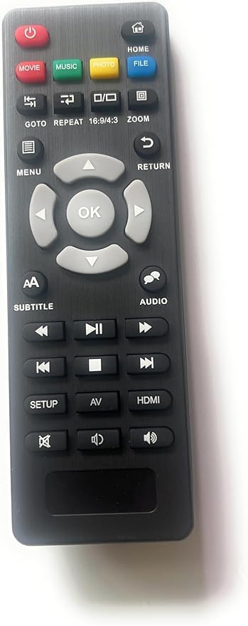 acemax 4K Media Player Optional Remote Control Replacement Remote Control Compatible with MICCA
