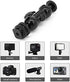 Walway 1/4" Cool Ballhead Multi-Function Double Ball Head with Cold Shoe Mount and Screw for DSLR
