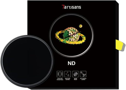 7artisans ND Filter Ultra Slim Multi-Coated HD Optical Glass Aluminum Alloy Frame ND8 ND64 ND1000 for 62mm Choice