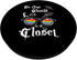 No One Should Live In A Closet LGBT Gay Pride Rainbow LGBTQ PopSockets Standard PopGrip