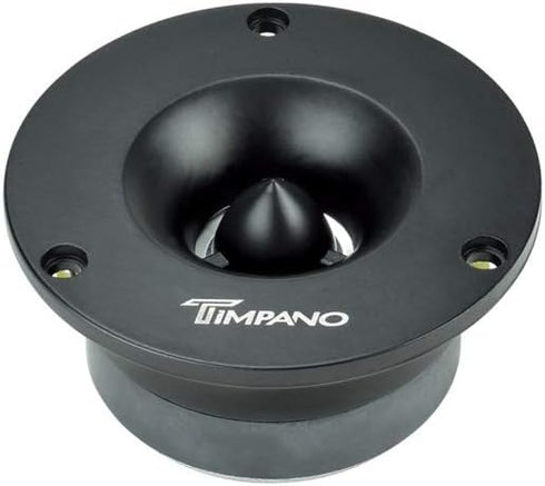 Timpano TPT-ST3 3.75 Inch Super Tweeter Black, 4 Ohm, 500 Watts Peak, Pro Car Sound System Bullet Tweeters (Pair)