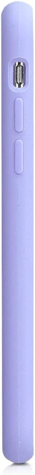 kwmobile TPU Silicone Case for Apple iPhone Xs, Soft Finish Phone Cover in Light Lavender