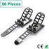 50 Pieces Cable Management Desk Wire Organizer, Zip Ties, Adhesive Cord Clips for Desk Wire Management