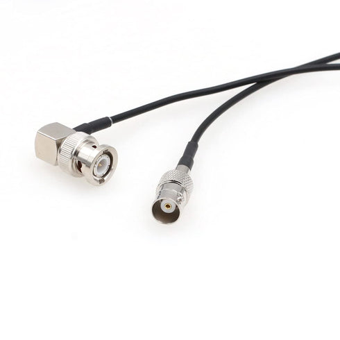 SZRMCC SDI Cable BNC Male Right Angle to BNC Female 3G HD SDI