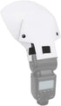 Flash Diffuser Reflector Kit, ArC Shape Camera Flash Light Diffuser Softbox, Portable Universal