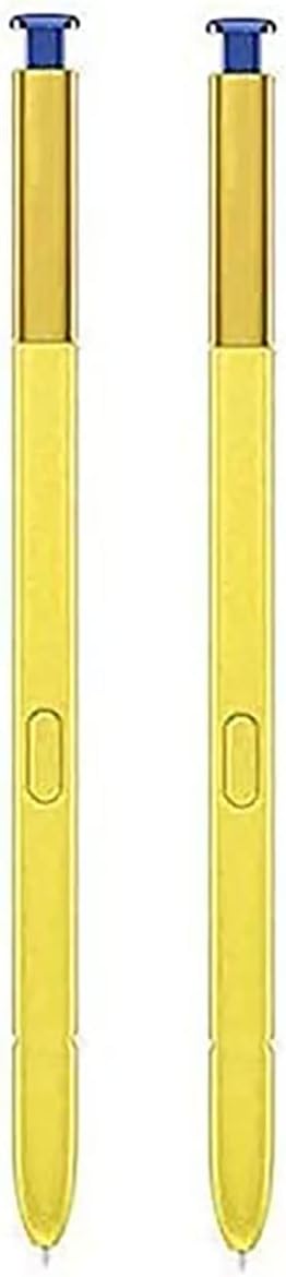 2Pcs Note 9 S Pen Replacement for Samsung Galaxy Note 9 N960, Bluetooth Stylus Touch S Pen, Blue/Yellow