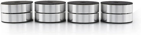 Tertullus 4 Pcs Speaker Isolation Feet Anti Vibration Pads with Stainless Steel Ball, Aluminum Shock Absorb Pads