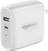 Amazon Basics 68W Two-Port GaN Wall Charger, 1 USB-C (60W) & 1 USB-A Ports (18W) for Laptops, Tablets & Phones