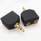 3.5mm Headphone Y Splitter, 1 Male to 2 Female Audio Jacks, Ideal for All Media Players & Audio Devices with 3.5 mm Port