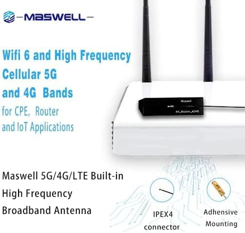 Internal Antenna Triple Band WiFi for Wimax Zigbee Bluetooth 2.4G, 5G, 6G, Cellular 5G, 4G LTE High Gain