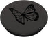 Black Gray Butterfly PopSockets Standard PopGrip