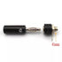 sjgqwt 10Sets 4mm Audio Speakers Banana Plug Screw + Socket Connector Kits Ja-ck Panel Terminal Red+Black DIY